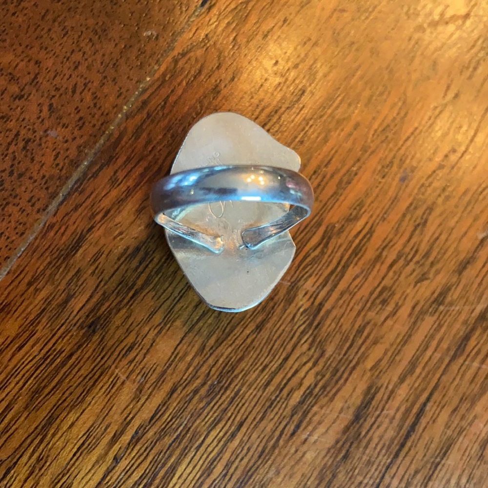 Vintage ‘Dunhill (Ann)’ Turquoise/Silver Ring - Picture 6 of 10